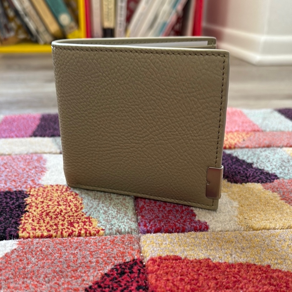 Burberry Men's Olive Leather Wallet